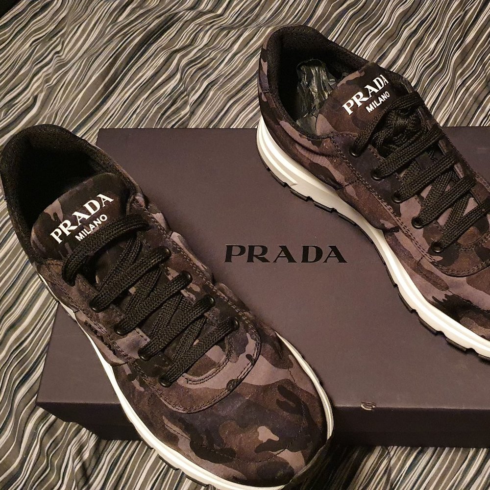 Men's Prada shoes Camouflage - Picture 1 of 8